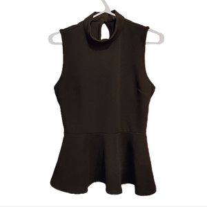 Forever 21 Sleeveless Peplum Top